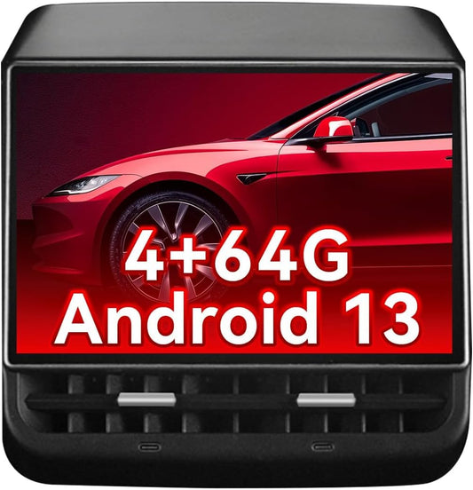 8.7" Tesla Rear Entertainment Screen with Android 14 & Wireless CarPlay