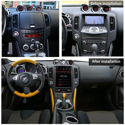 Android 14 Tesla Style Car Stereo for Nissan 370Z with 13.8" Touchscreen