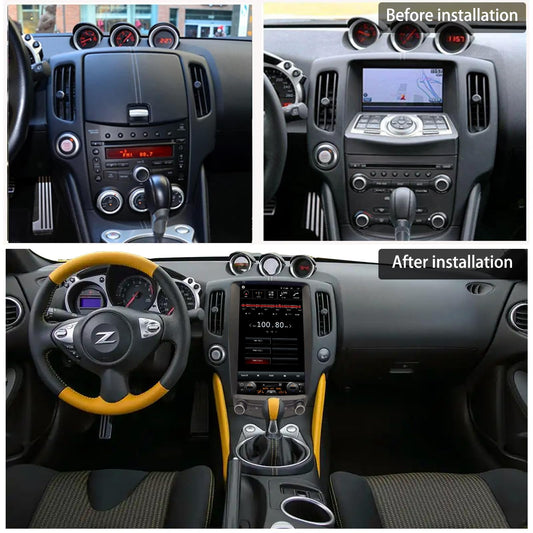 Android 14 Tesla Style Car Stereo for Nissan 370Z with 13.8" Touchscreen