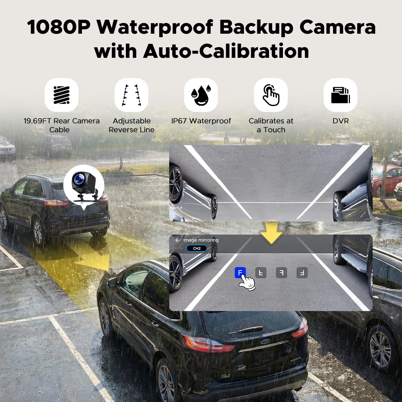 11" AI CarPlay Screen with Google Play GPS Android Auto & DVR Camera