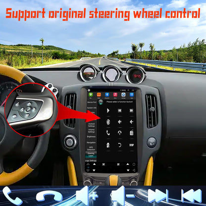 Android 14 Tesla Style Car Stereo for Nissan 370Z with 13.8" Touchscreen